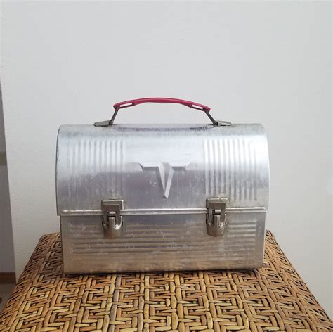 metal lunch box handle|classic lunch box with thermos.